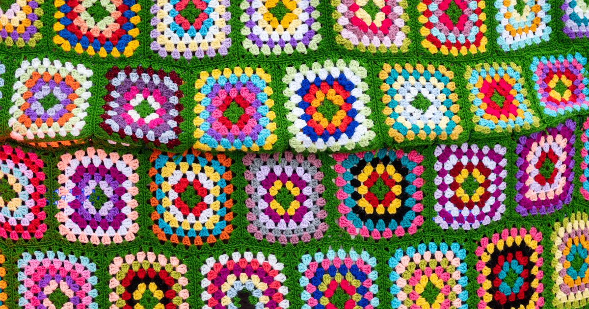 Patchworkdecke häkeln: Anfänger-Anleitung