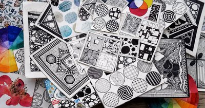 Zentangle Muster: Schritt-für-Schritt-Anleitung