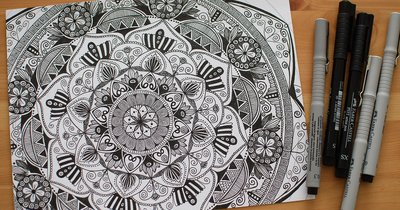 Zentangle zeichnen: Schritt-für-Schritt-Anleitung
